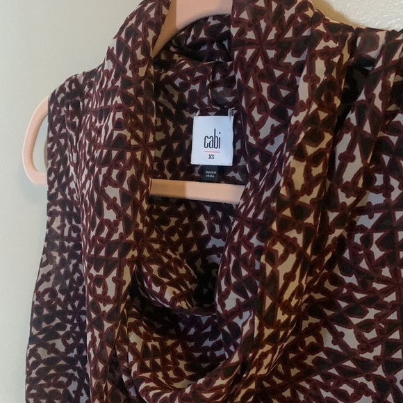 Cabi Houndstooth Print Career‎ Top | XS - Picture 4 of 7